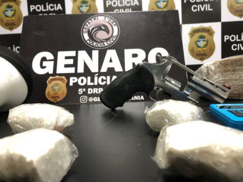 Dois são presos em flagrante e esquema de tráfico é desestruturado no Jardim Santa Luzia, em Luziânia