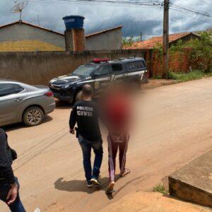 Polícia Civil de Goiás, prende investigado por agressão sexual contra cachorra, em Formosa