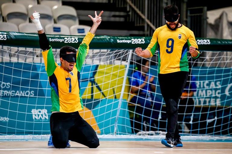 Brasil supera recorde histórico de ouros e é tetracampeão no goalball masculino