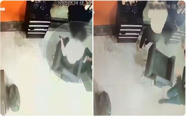 Homem é filmado atirando contra a ex em salão de beleza, região sul de Goiás