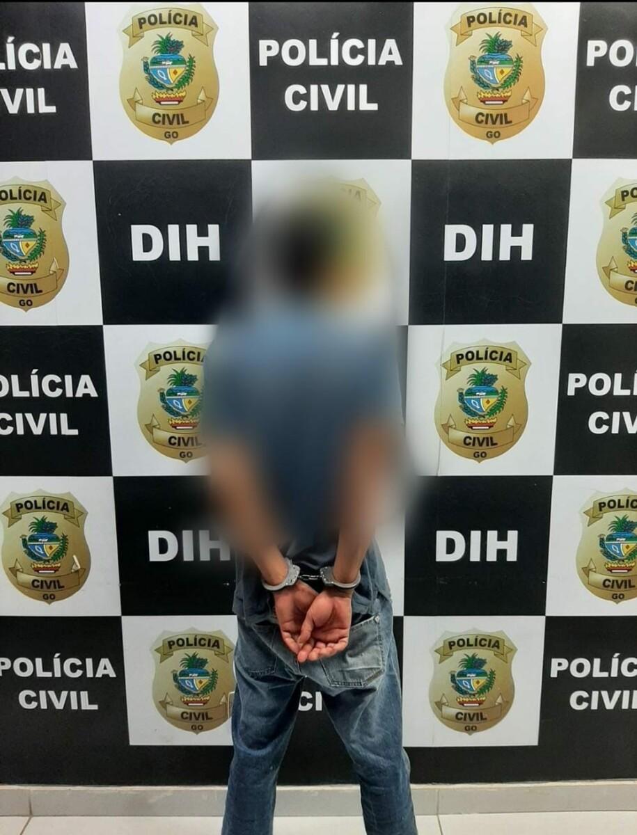 Homem é preso em flagrante por matar companheira com um caco de vidro, em Goiânia