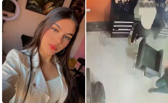 Jovem filmada ao ser baleada pelo ex em salão de beleza fica sem movimento nas pernas, diz família