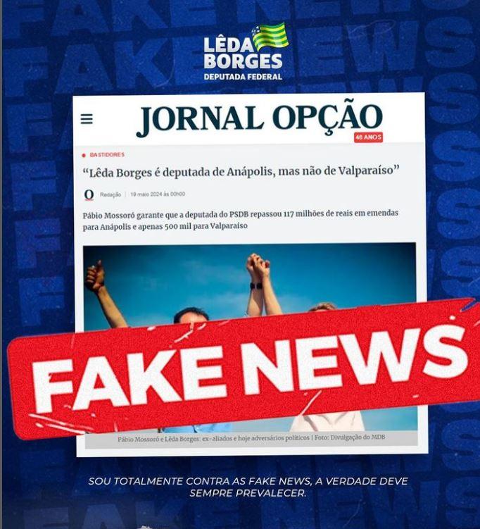 Não basta virar as costas para a nossa cidade, o prefeito precisa ainda inventar Fake News.