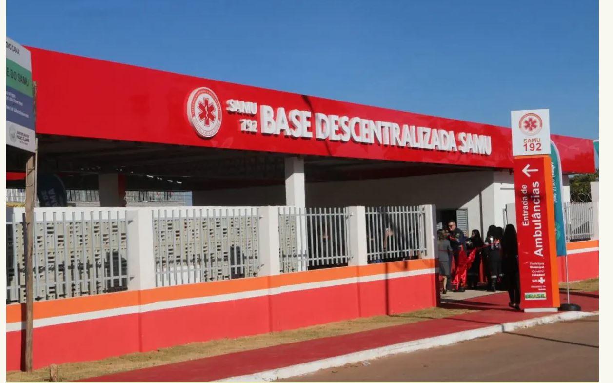 Daniel Vilela inaugura nova base do Samu em Novo Gama