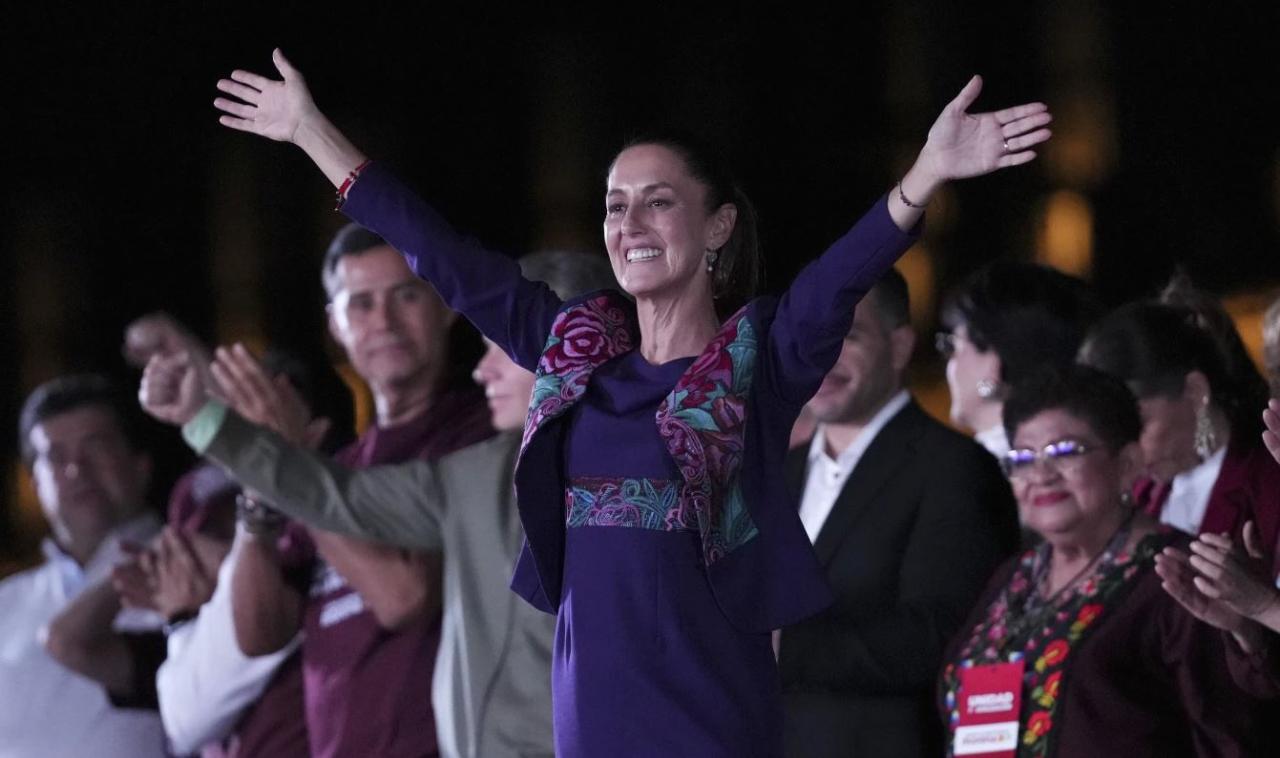 México elege Claudia Sheinbaum como sua primeira mulher presidente
