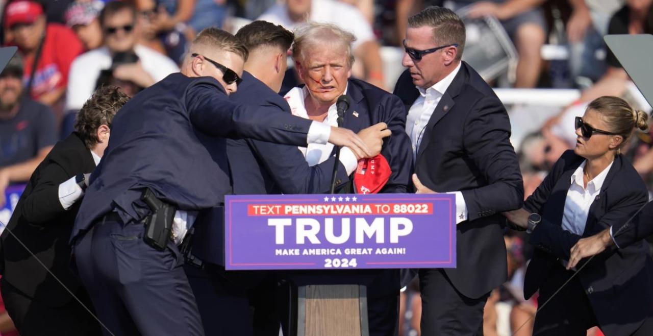 Tiroteio em comício de Trump na Pensilvânia