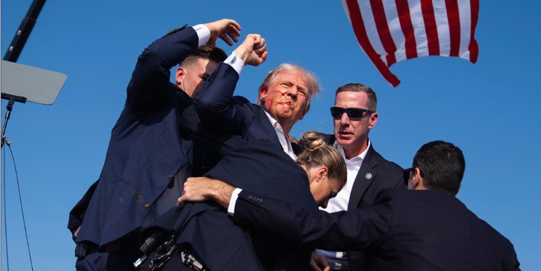 Trump diz que levou um tiro no ouvido durante o comício; um participante e atirador estão mortos
