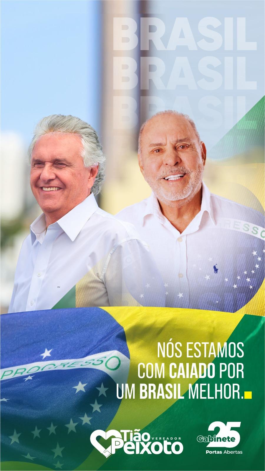 Vereador Tião Peixoto participa do lançamento da pré-candidatura de Ronaldo Caiado à Presidência da República na Bahia