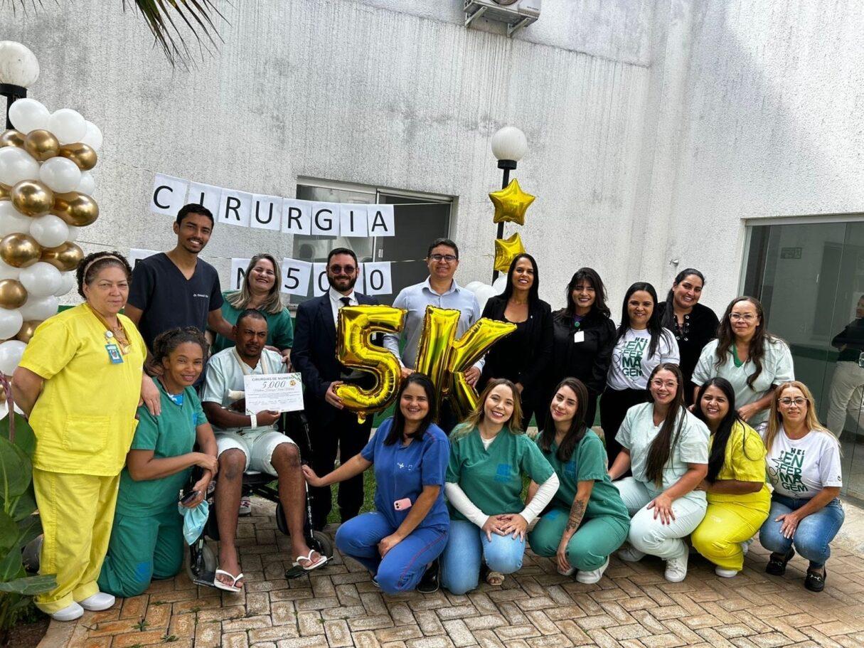 Hospital de Luziânia atinge a marca de 5 mil cirurgias realizadas em 2 anos