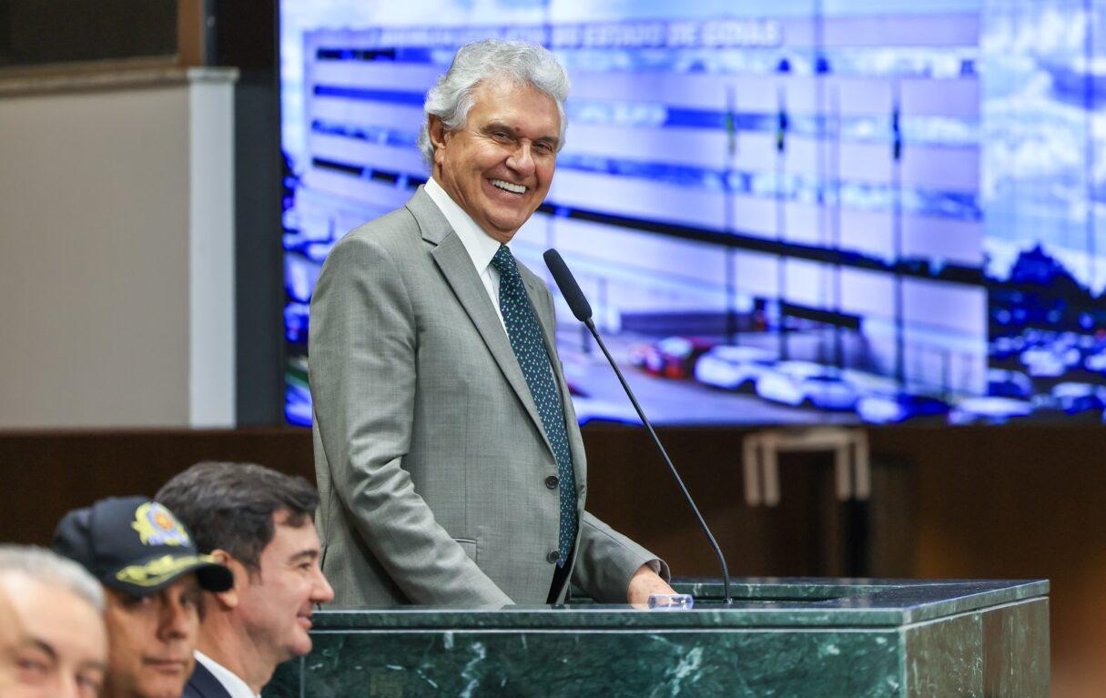 Agenda do governador Ronaldo Caiado  de segunda-feira