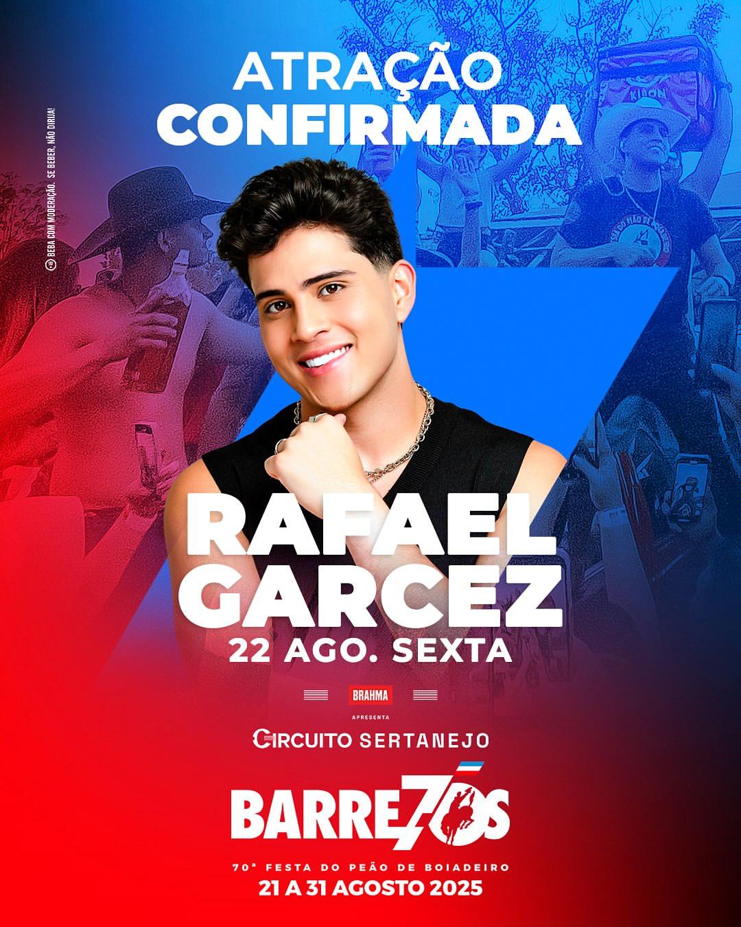 Rafael Garcez estreia na Festa do Peão de Barretos e integra line-up da 70ª edição do evento