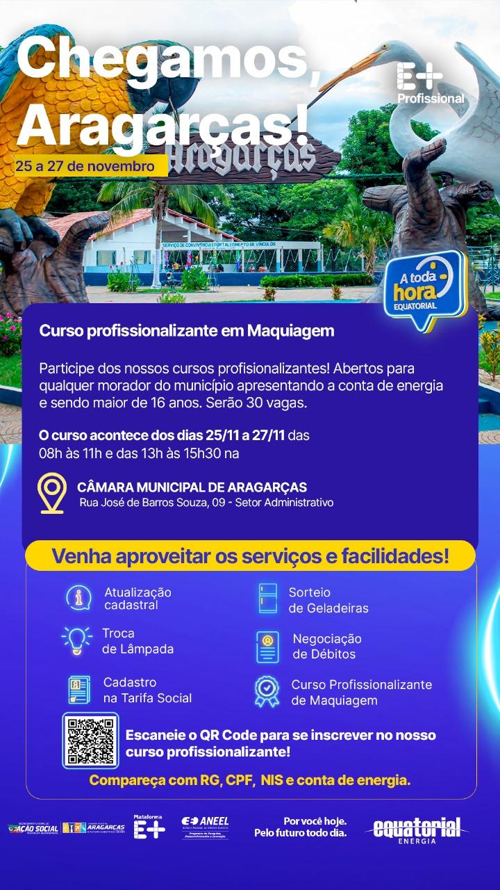 Curso de Maquiagem do Mutirão Equatorial oferece capacitação gratuita no Gabinete do Prefeito Ricardo Galvão
