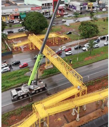 Passarela da BR-040 só é liberada após 4 meses colocando vidas em risco em Valparaíso
