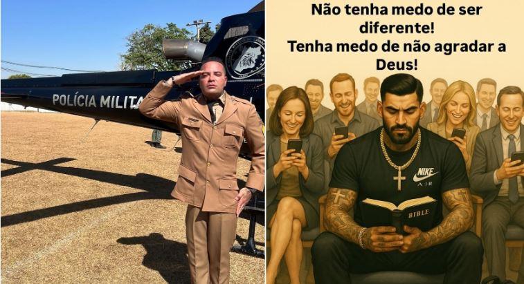 Sargento da PM preso por suspeita de agiotagem e tortura mantinha discurso religioso nas redes sociais