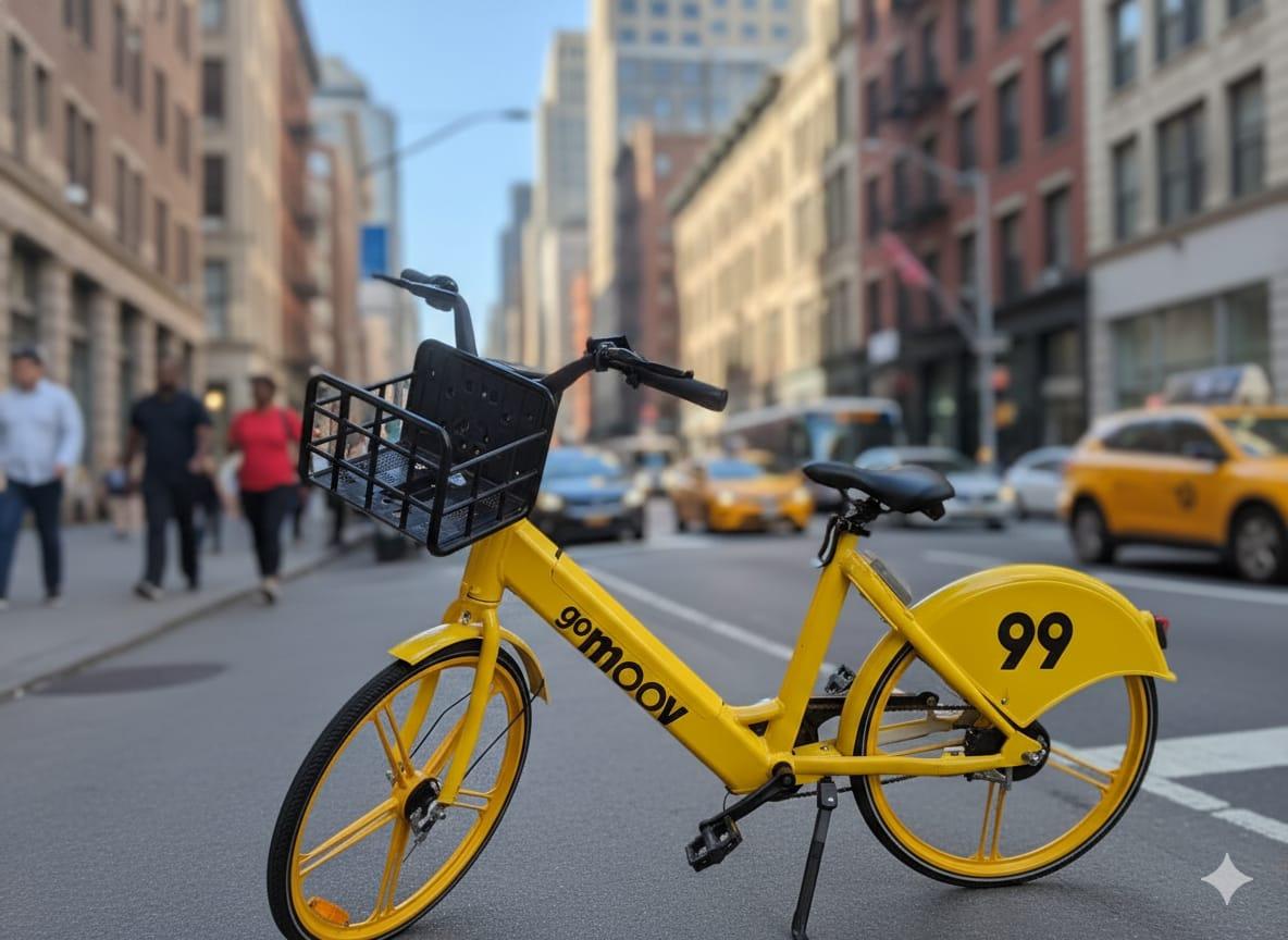 99, GoMoov e Serttel levam bicicletas elétricas para entregadores em Goiânia