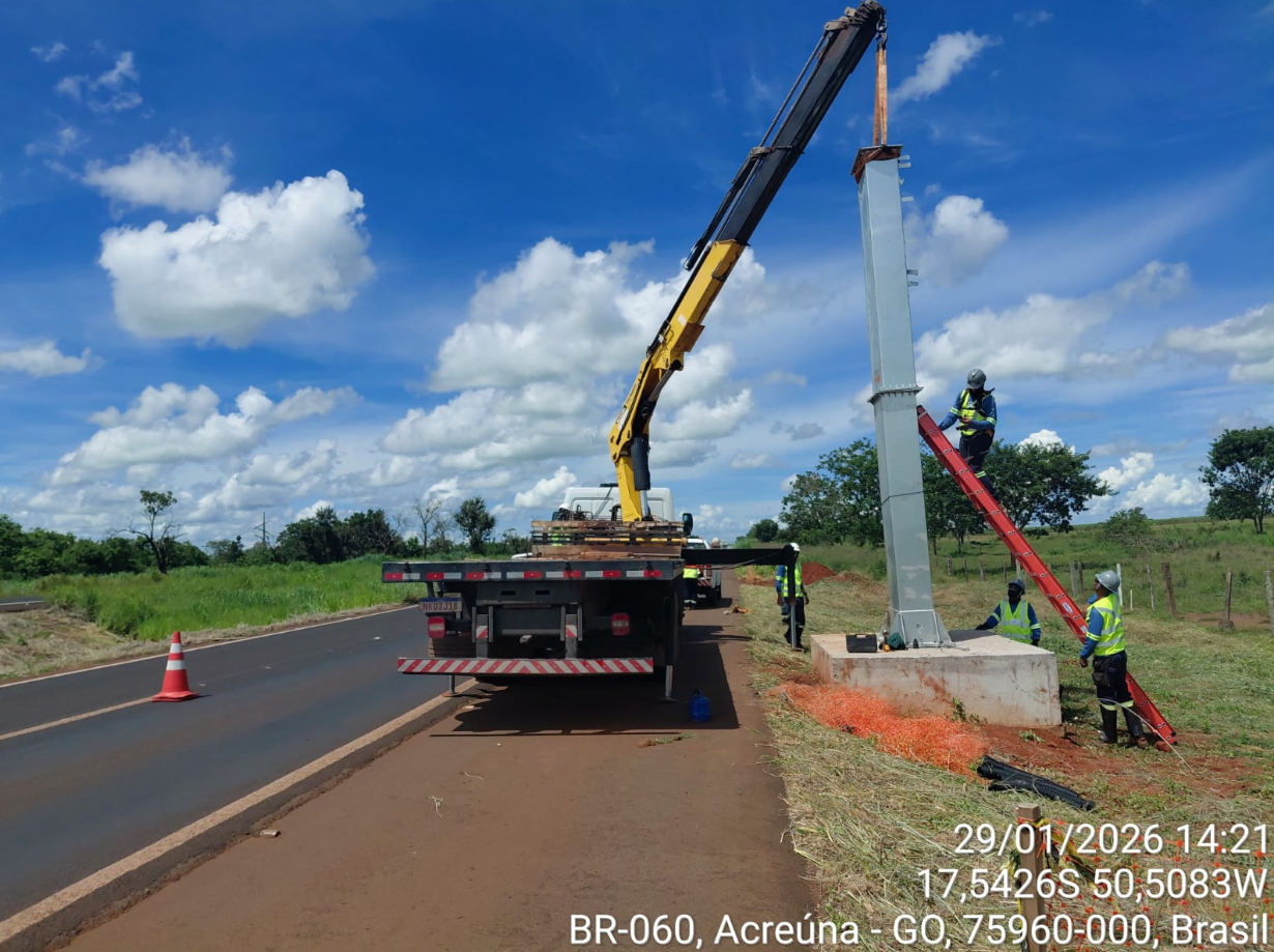 Com pórticos inteligentes, Rota Verde prepara rodovias para o primeiro pedágio eletrônico de Goiás