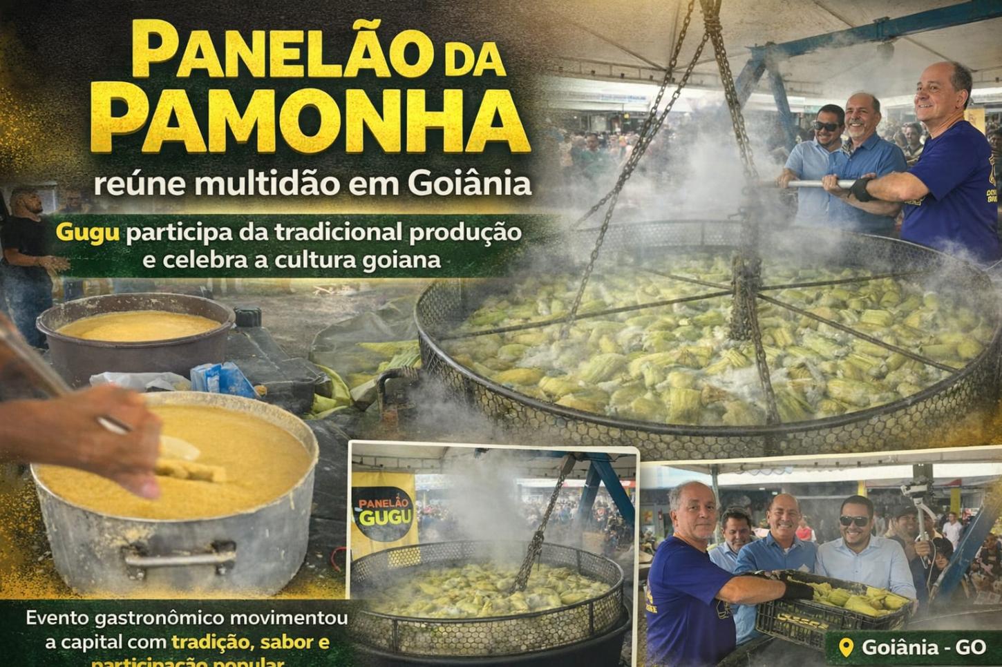  Deputado Gugu Nader comemora o Dia da Pamonha valorizando tradição goiana com grande distribuição gratuita