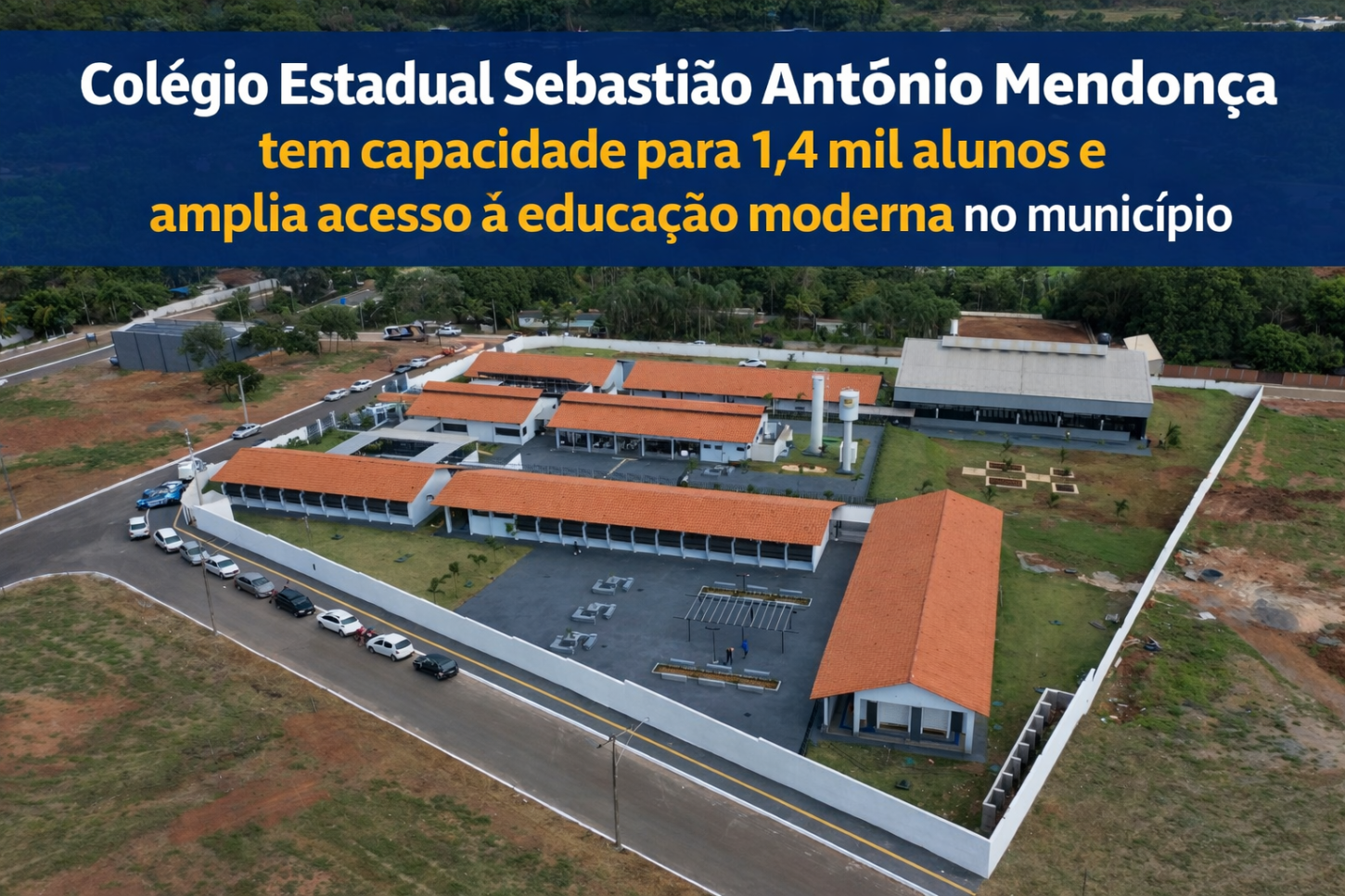 Inaugurada escola padrão século XXI em Hidrolândia