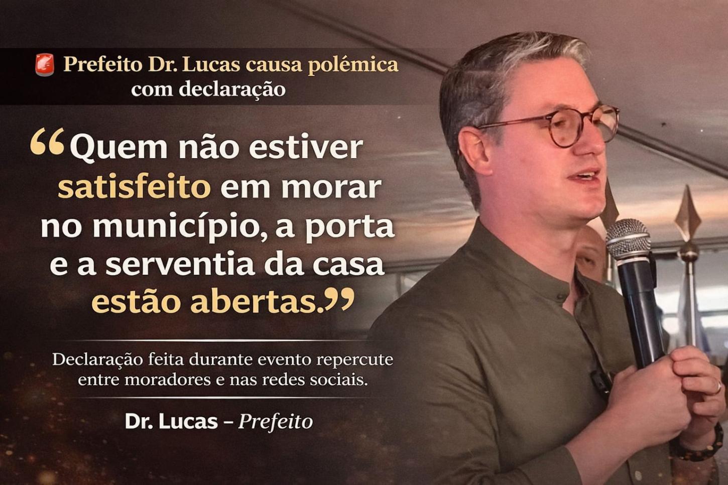 Prefeito de Águas Lindas perde a paciência com críticas e manda moradores “procurarem outro lugar para viver”