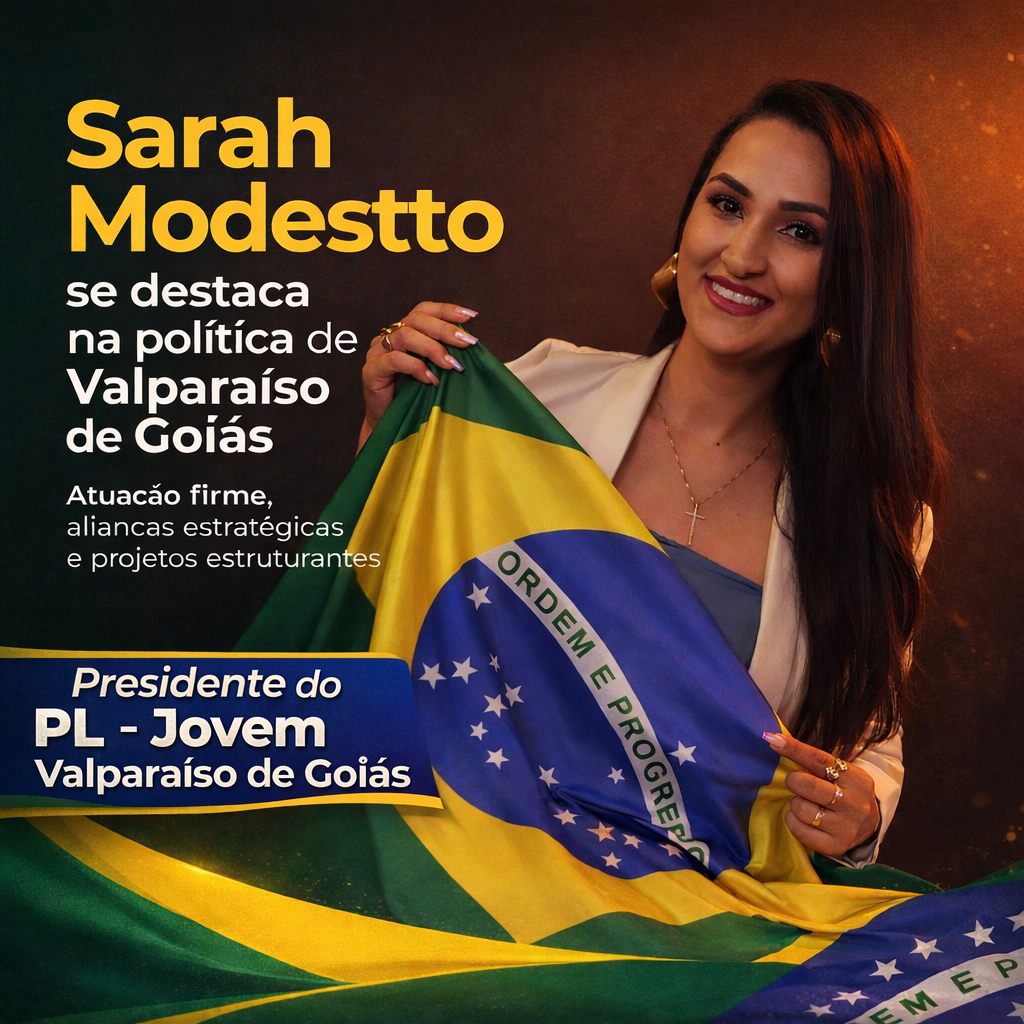 Sarah Modestto se destaca na política de Valparaíso de Goiás com atuação firme, alianças estratégicas e projetos estruturantes