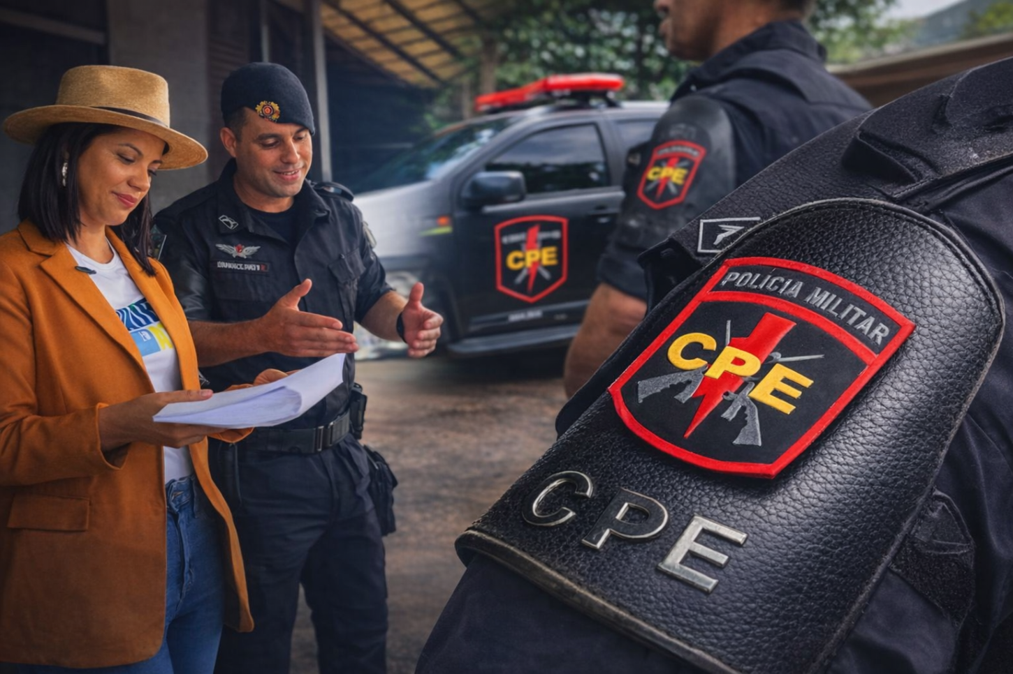 Simone Ribeiro reforça apoio à Polícia Militar de Goiás e anuncia parceria com a CPE em Formosa