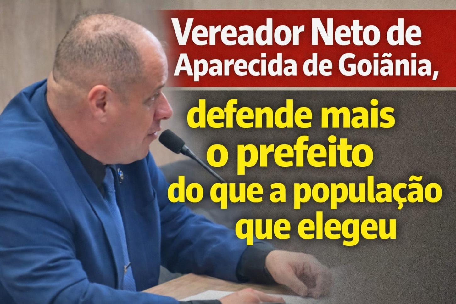 Vereador Neto é criticado após dizer que mães de autistas “fazem teatro” em Aparecida de Goiânia
