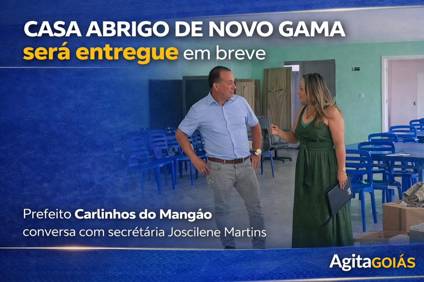 Casa Abrigo de Novo Gama entra na reta final e deve ser entregue em breve, segundo a secretária Joscilene