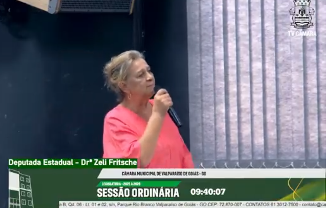 Deputada Dra. Zeli participou hoje de homenagem ao vice-governador Daniel Vilela