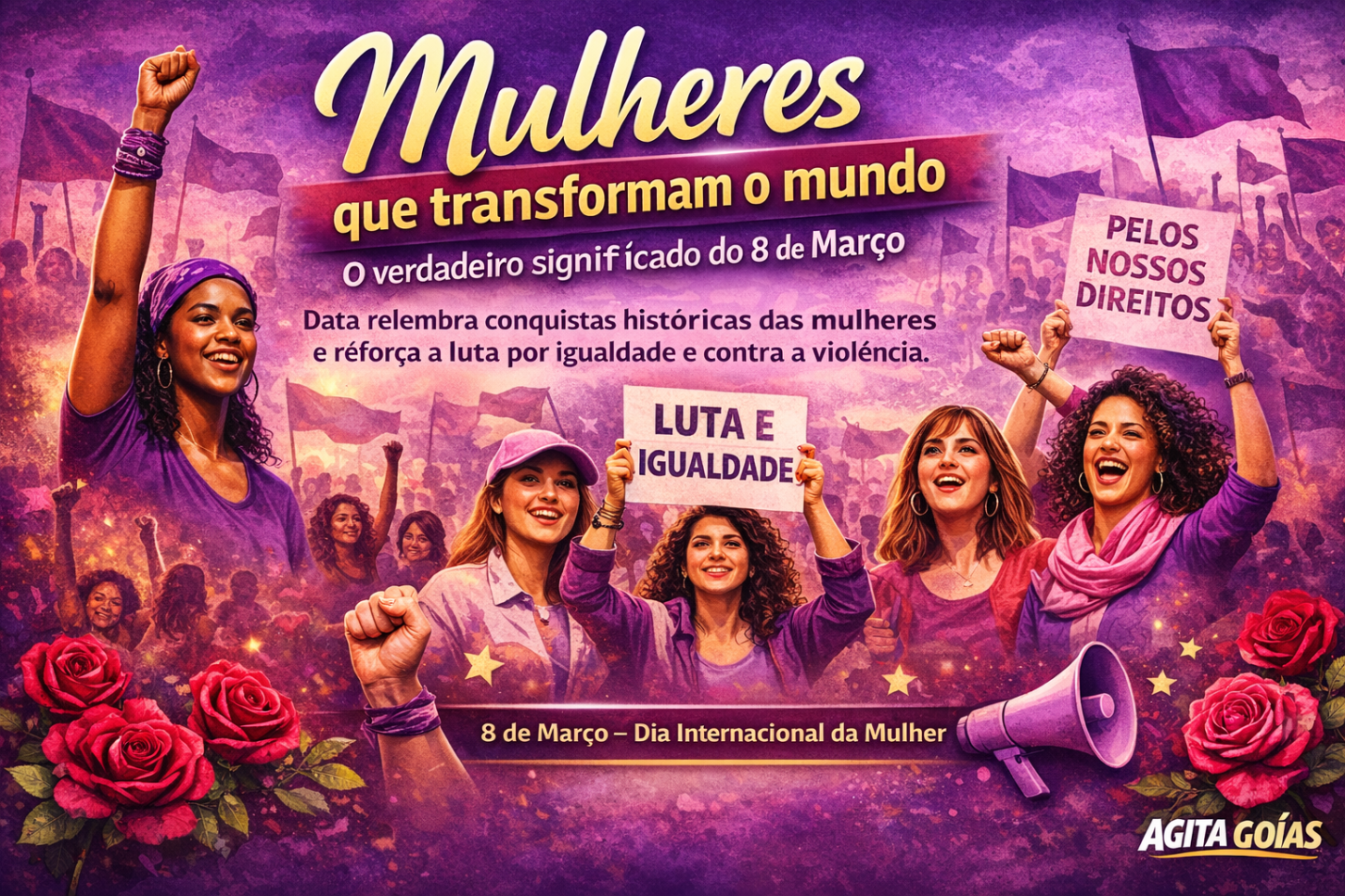 Dia Internacional da Mulher: luta, conquistas e desafios que ainda persistem
