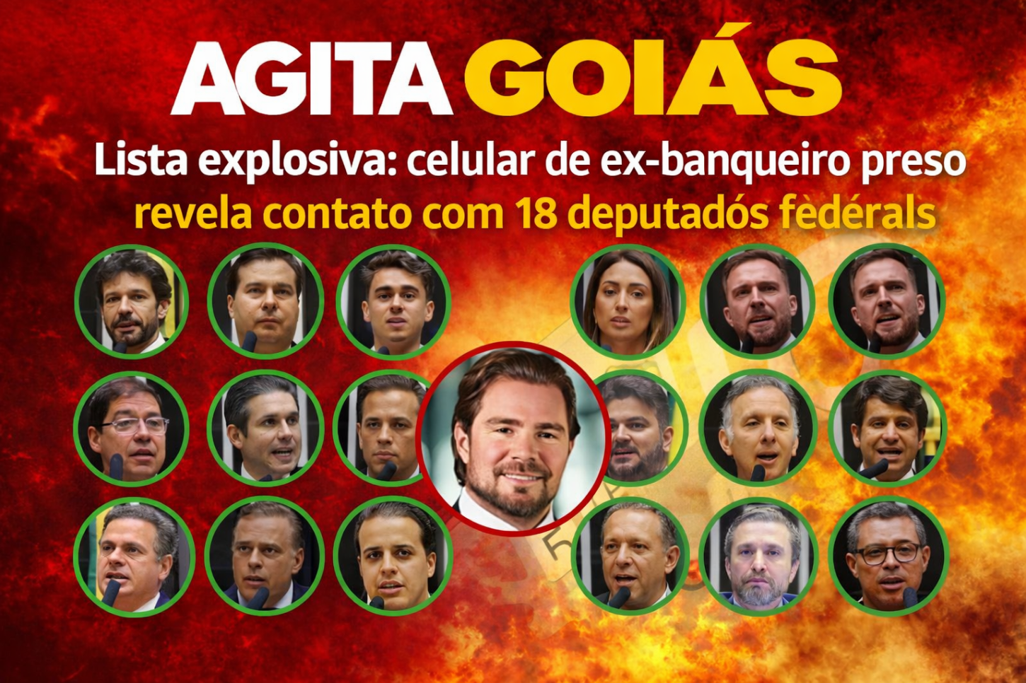 Lista explosiva: celular de ex-banqueiro preso revela contato com 18 deputados federais
