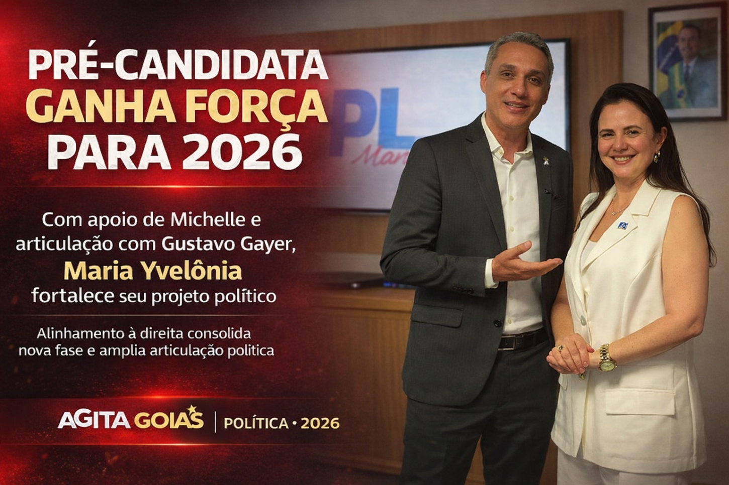 Maria Yvelônia se alinha ao PL e entra de vez no grupo Bolsonaro