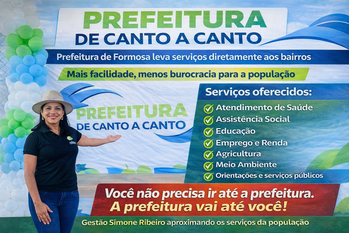 Prefeitura de Canto a Canto aproxima gestão municipal da população de Formosa