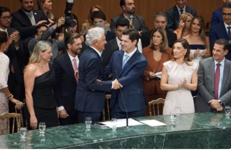 Caiado deixa Governo de Goiás e lança projeto nacional; Daniel Vilela assume o comando do Estado