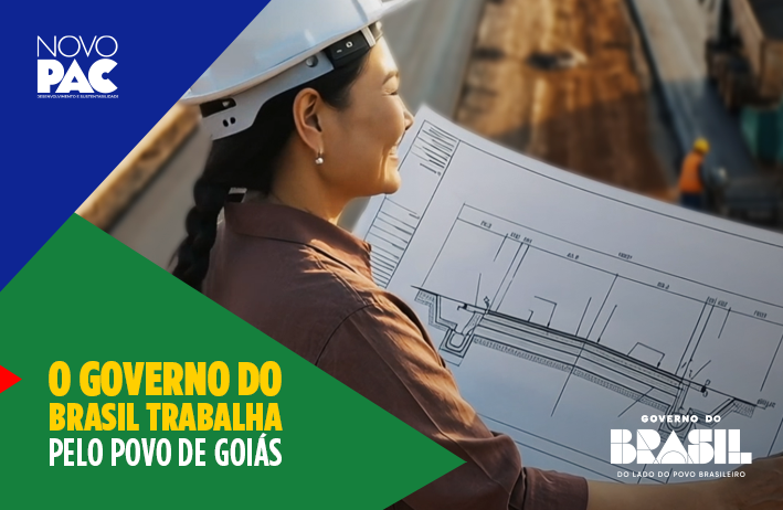 Campanha do Governo do Brasil em Goiás realça investimentos em ferrovia, duplicação de travessias, construção de ponte e três novos IFs