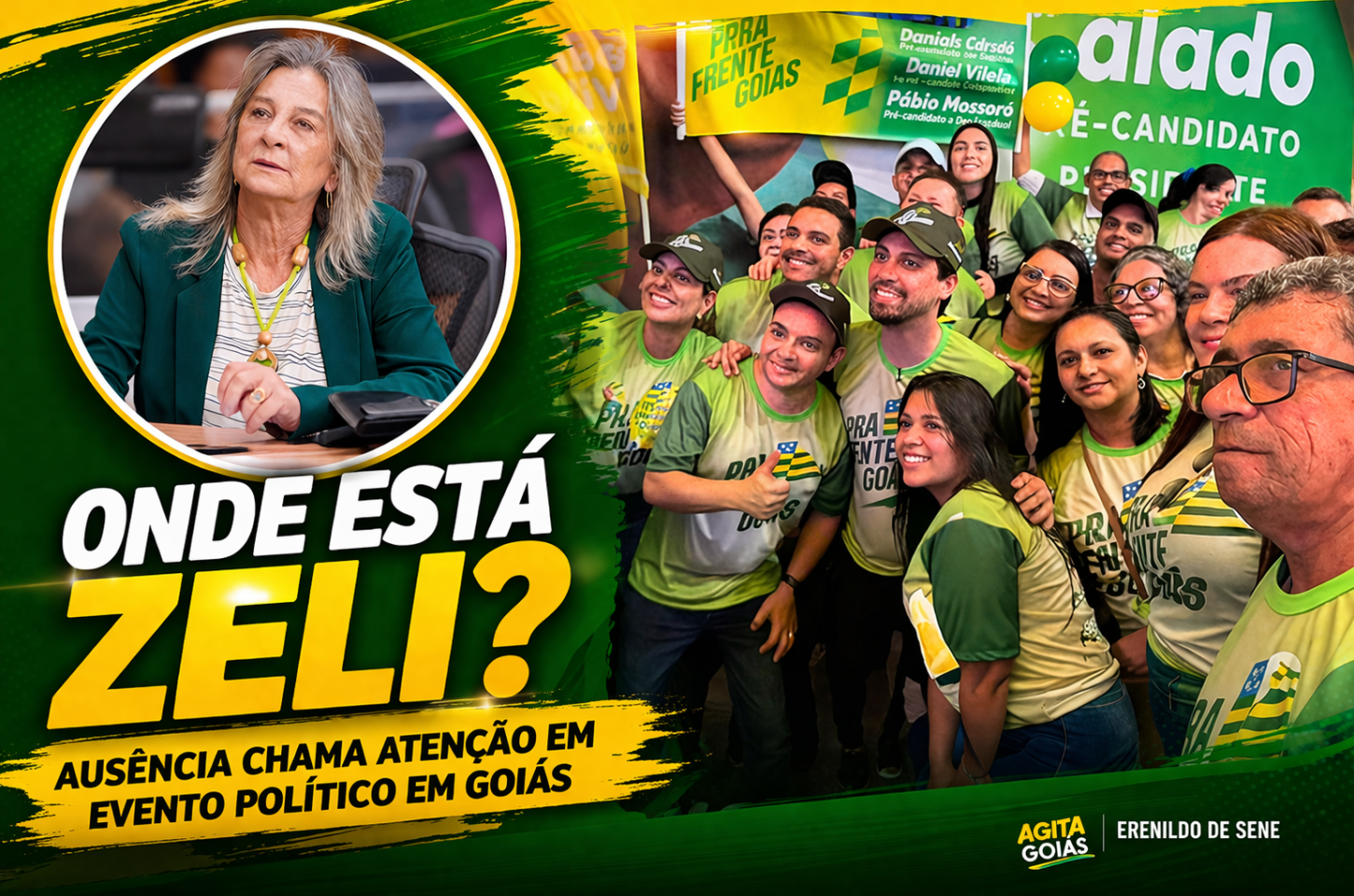 Onde estava Dra. Zeli? Ausência em foto de ato político em Luziânia levanta questionamentos