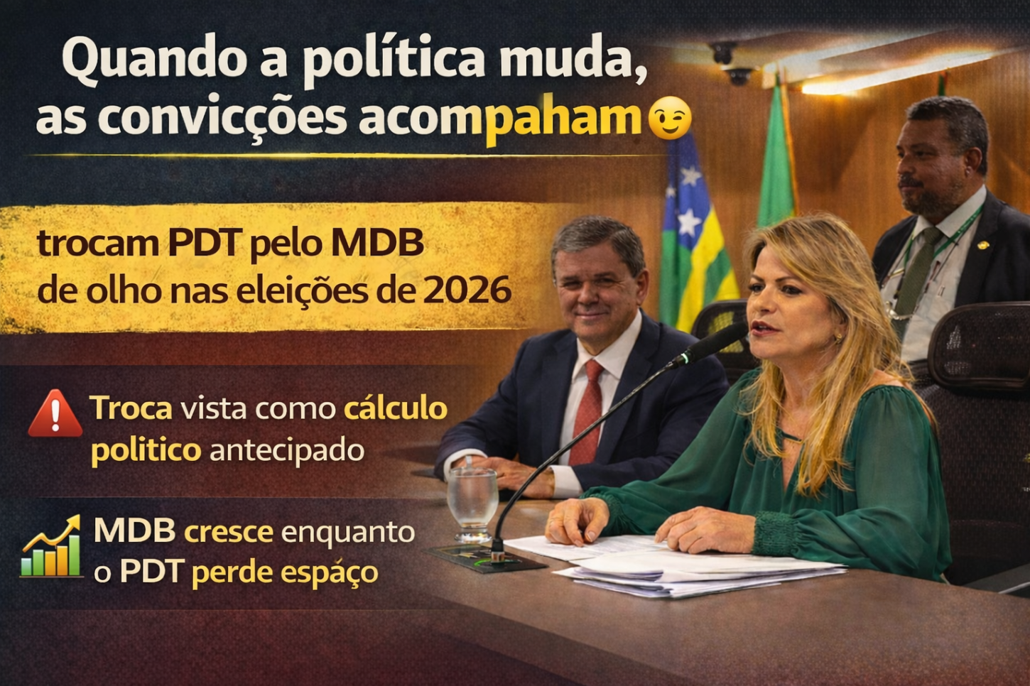 Quando a política muda, as convicções acompanham