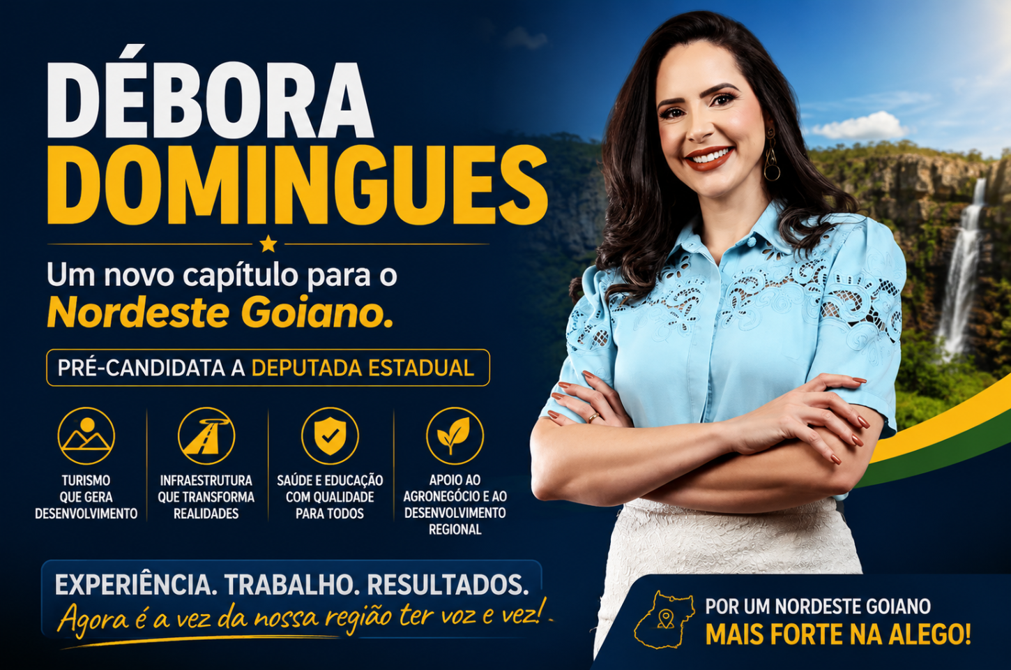 Nordeste Goiano pode voltar a ganhar força política com Débora Domingues