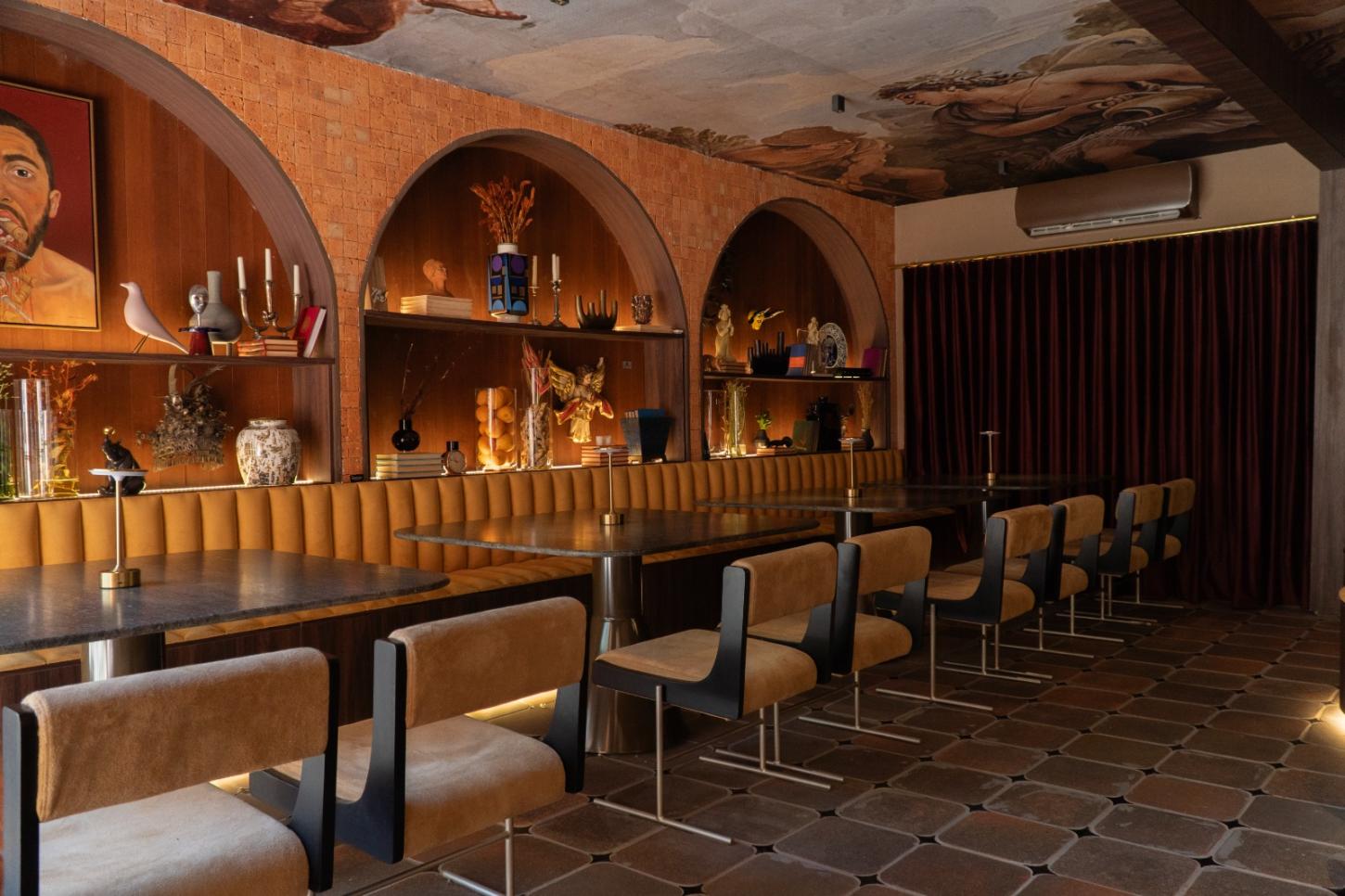 Giovanni Riccioppo alia arte, arquitetura e design e gastronomia no Restaurante Cora