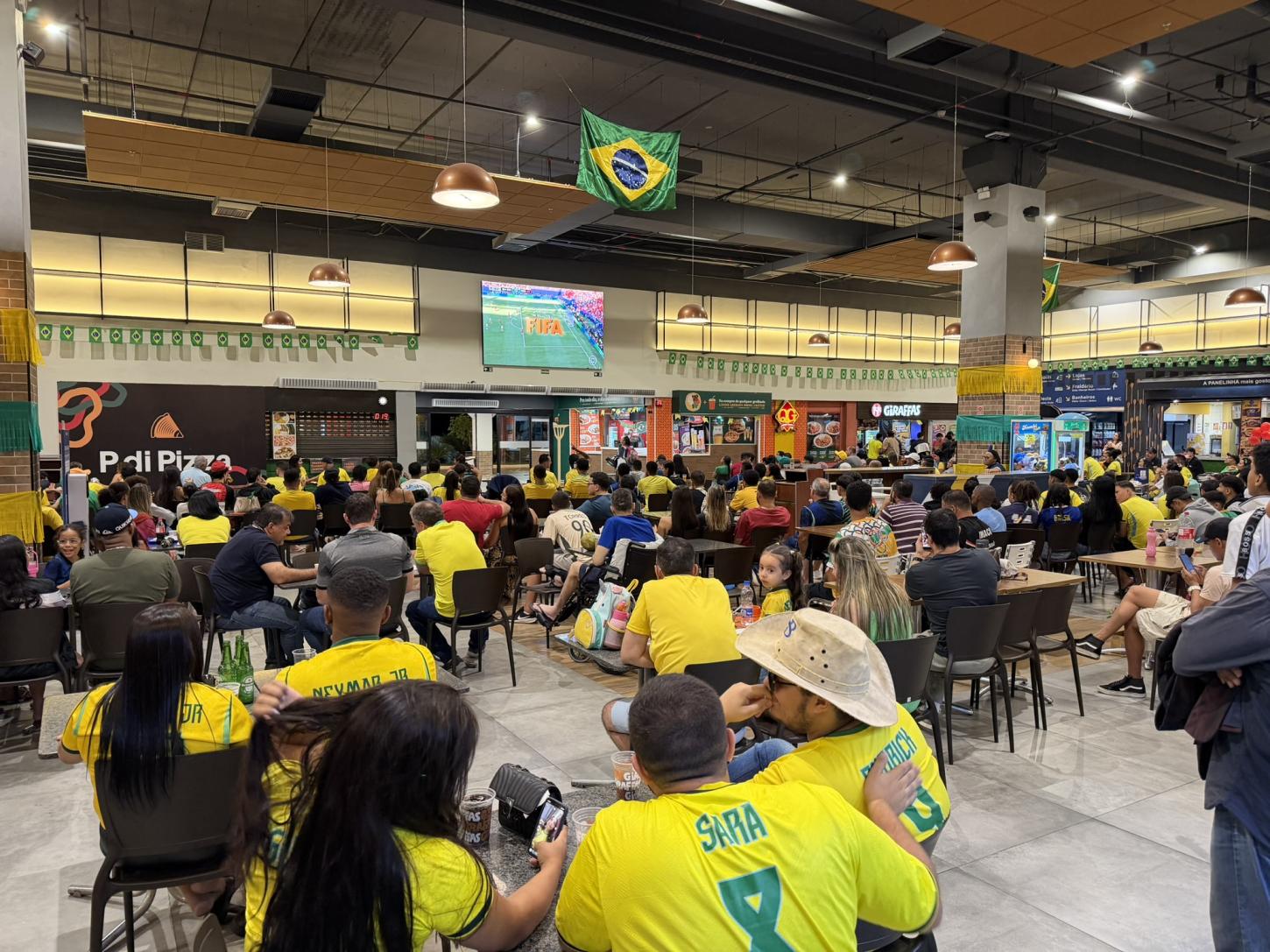 Goiânia entra no clima da Copa e reúne opções para torcer pelo Brasil, nesta sexta