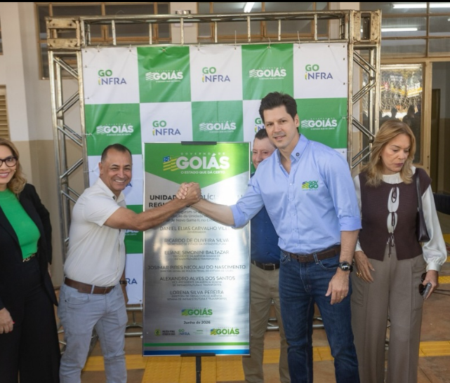 Prefeito Carlinhos do Mangão e governador Daniel Vilela