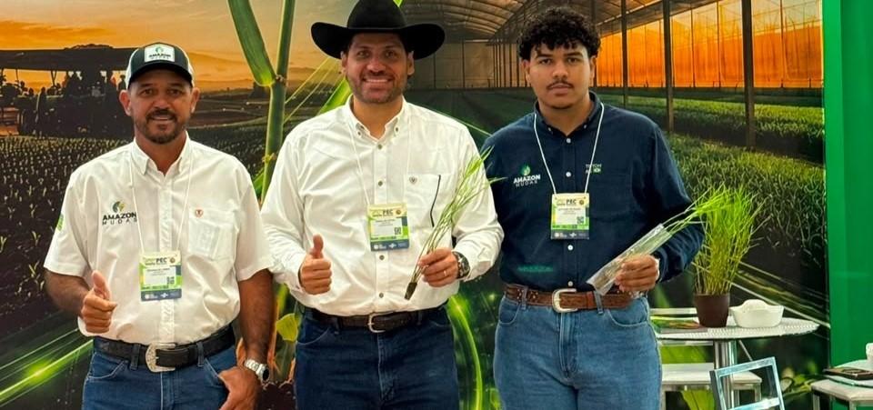 Amazon Mudas leva tecnologia de produção do capim Tifton 85 ao maior evento do agronegócio do Nordeste
