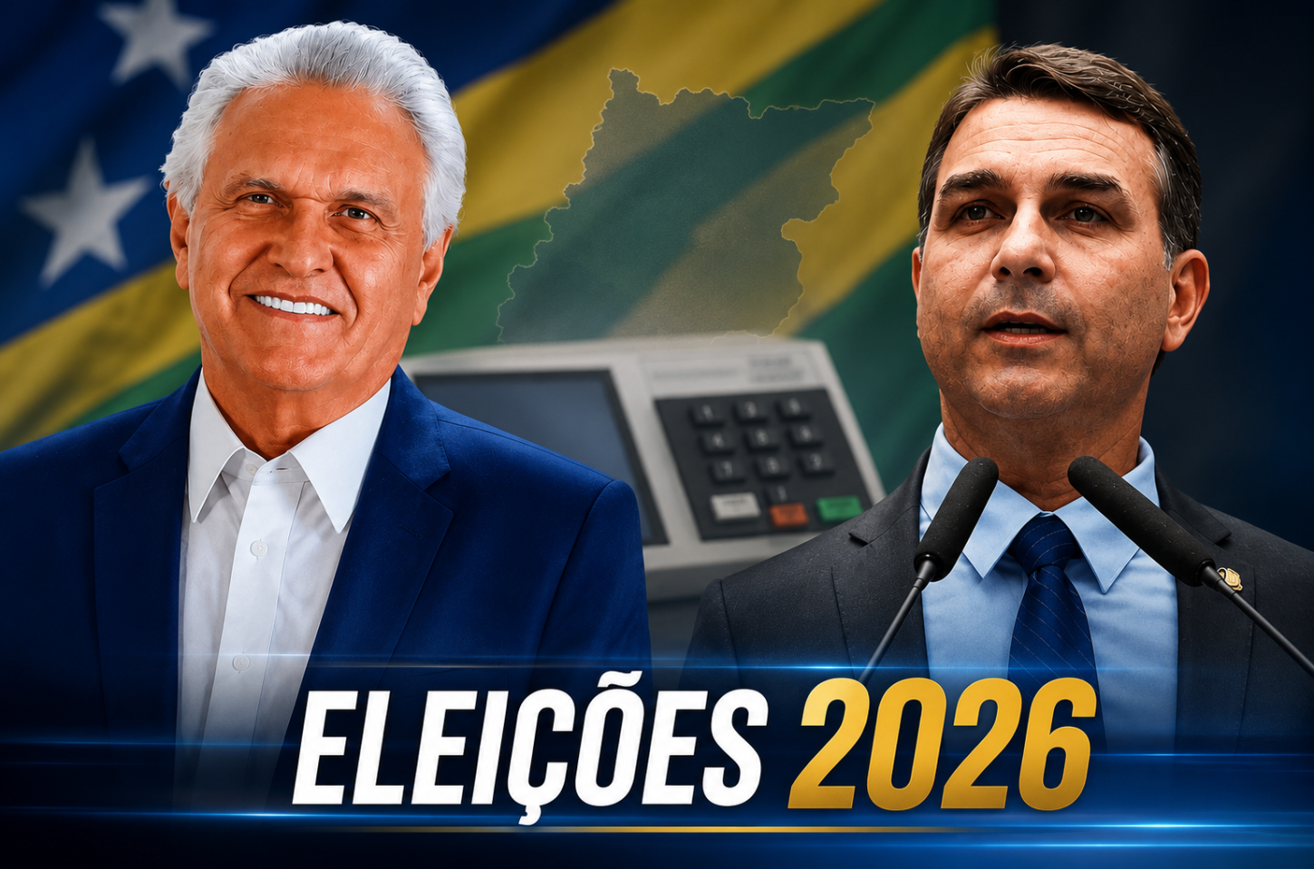 Ataques de Ronaldo Caiado a Flávio Bolsonaro podem influenciar disputa pelo Governo de Goiás, avaliam analistas