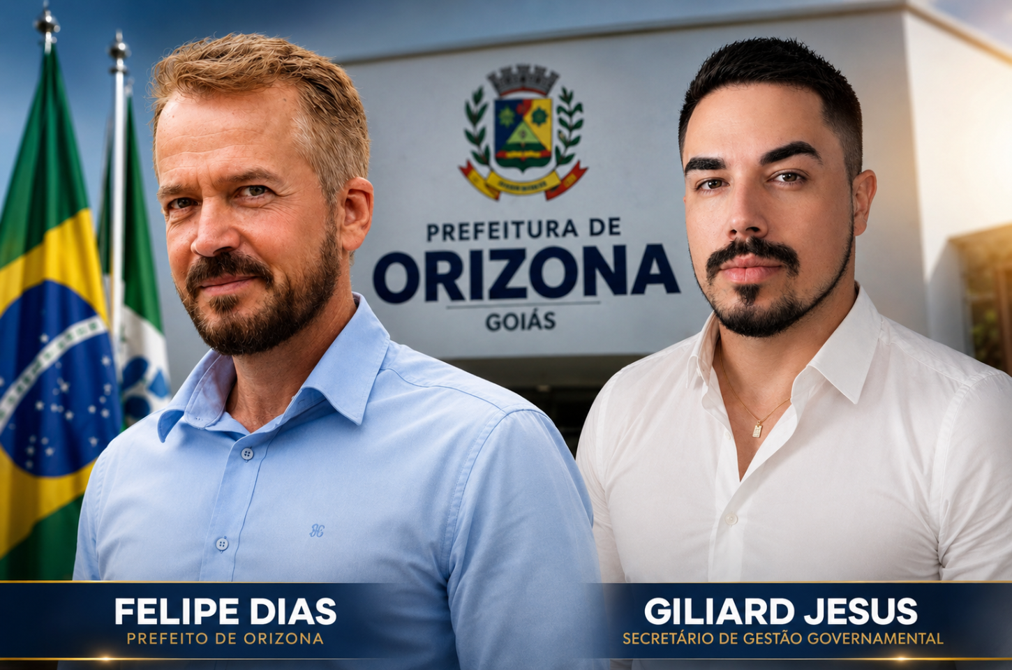 Exoneração de Giliard Jesus movimenta bastidores da Prefeitura de Orizona