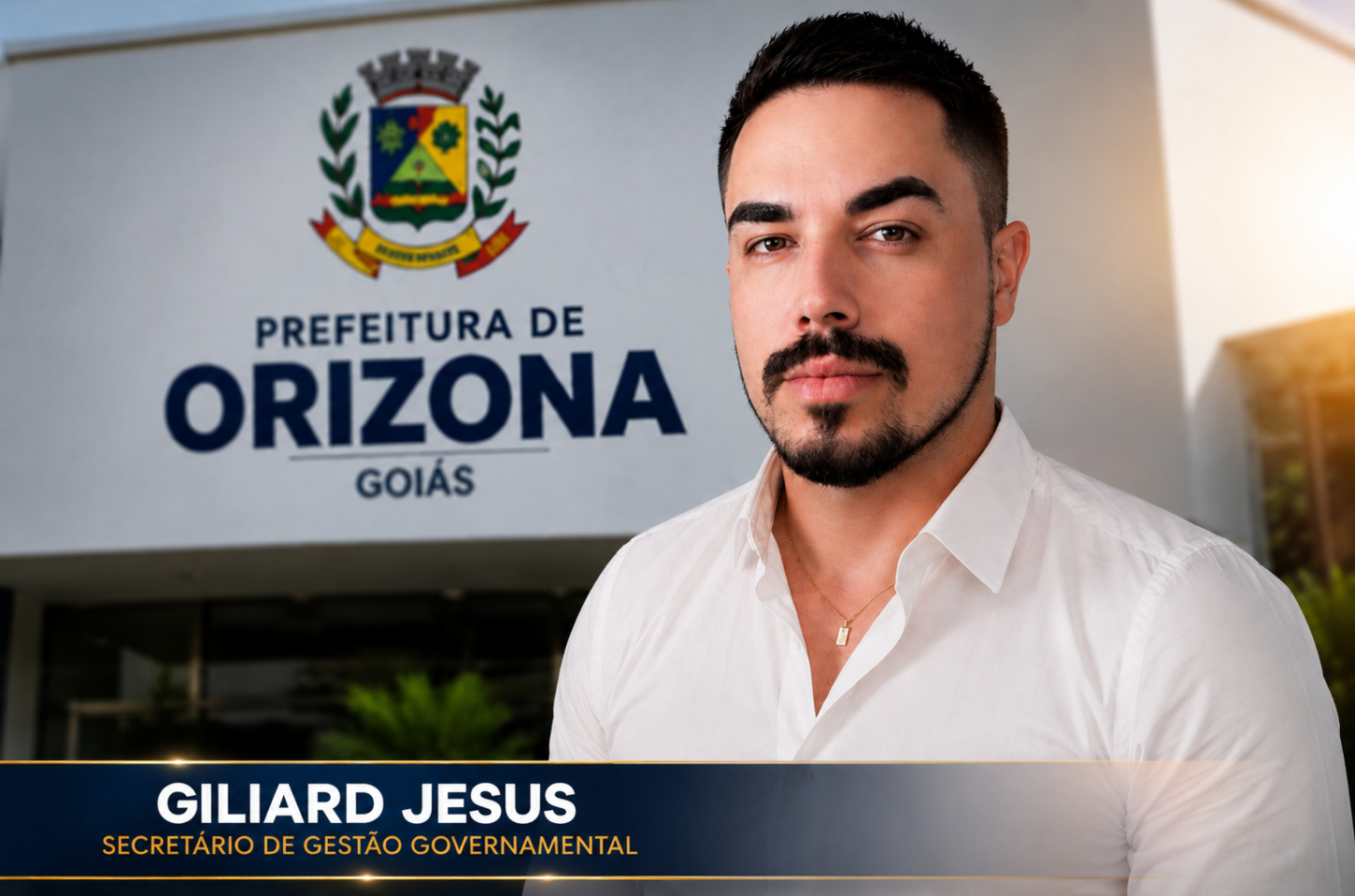 Giliard Jesus esclarece saída da Prefeitura de Orizona e afirma que decisão foi pessoal