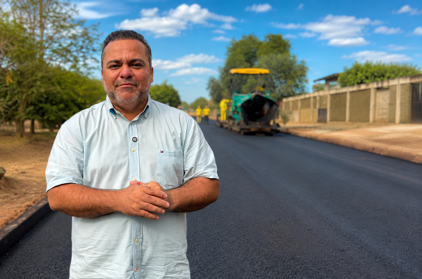 Prefeito Halison Macedo acompanha nesta segunda-feira (27) obras de recapeamento asfáltico no Setor Bela Vista
