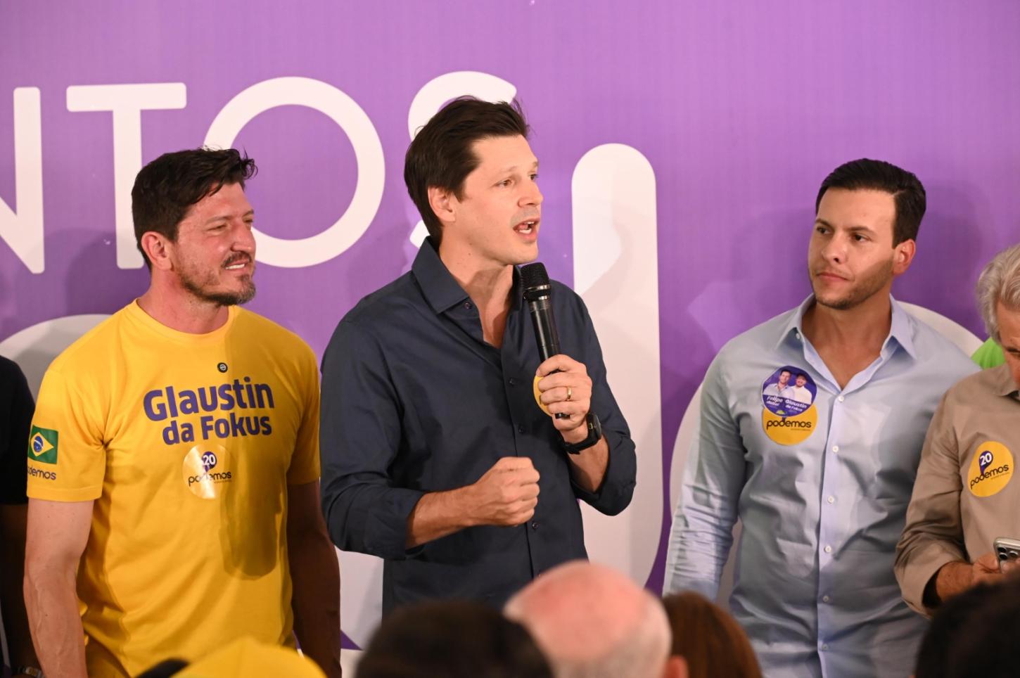 Com presença do governador e do prefeito de Goiânia, Felipe Mabel confirma candidatura em convenção do Podemos