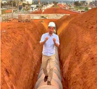 Complexo Viário de Valparaíso: prefeito divulga avanço da obra, mas não cita Governo Federal que assumiu execução