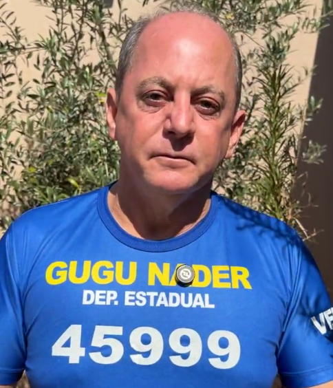 Gugu Nader segue campanha sem ataques e aposta no trabalho para buscar a reeleição