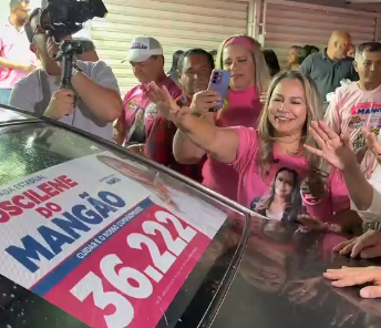 Joscilene Mangão dá a largada à campanha com primeiro adesivaço em Novo Gama