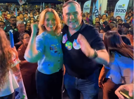Lêda Borges lança candidatura em Goiânia com apoio de Sandro Mabel
